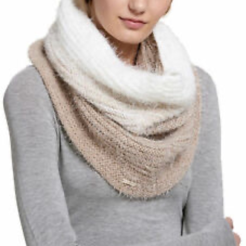 COPY - Calvin Klein Ombre Eyelash Infinity Scarf.